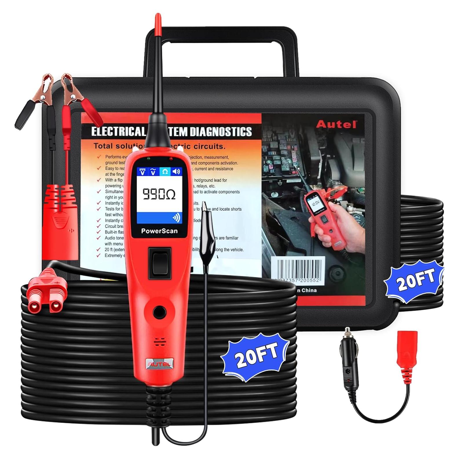 Autel PowerScan PS100 Probador de Circuitos 12V 24V