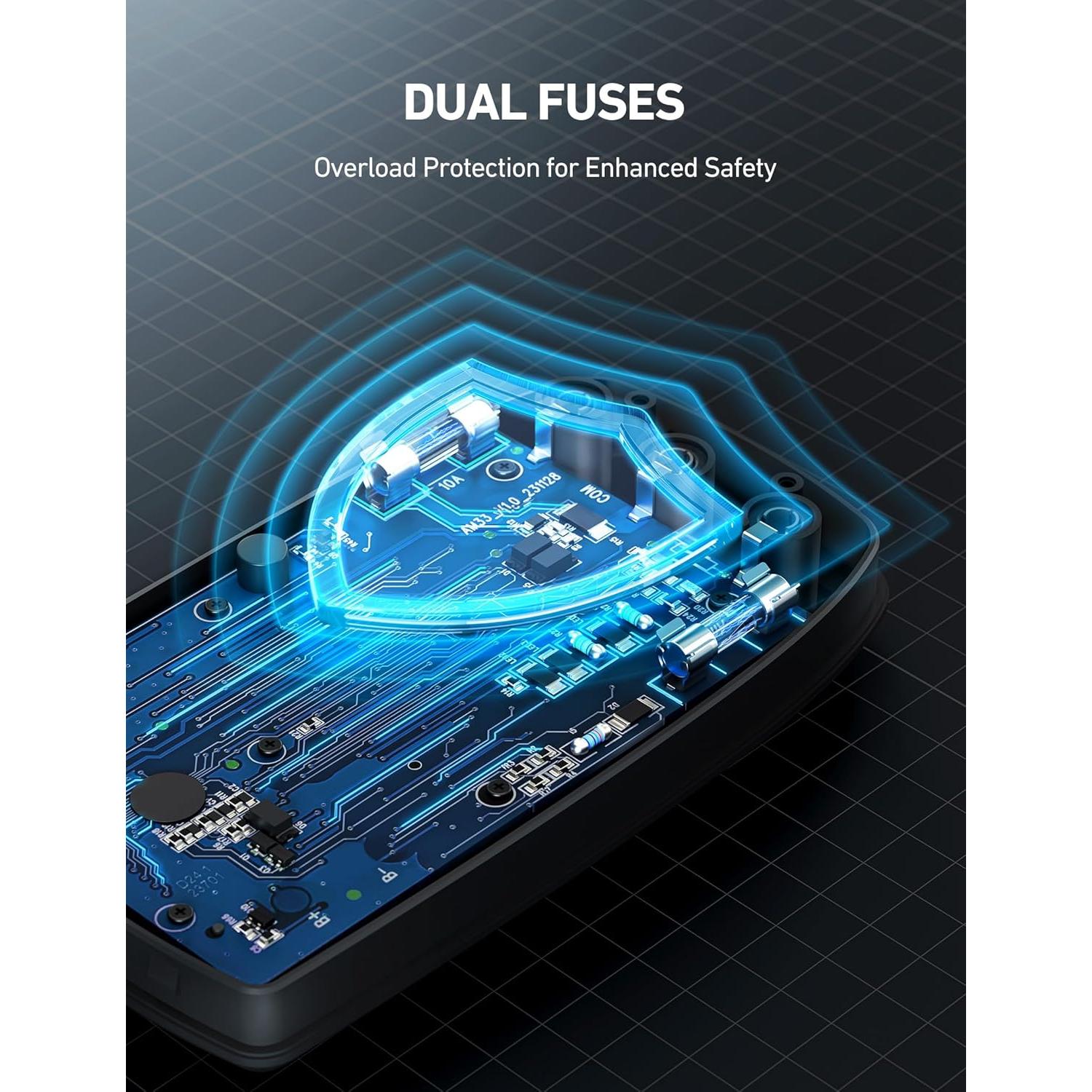 Multímetro Digital AstroAI 2000 Cuentas Voltímetro Azul