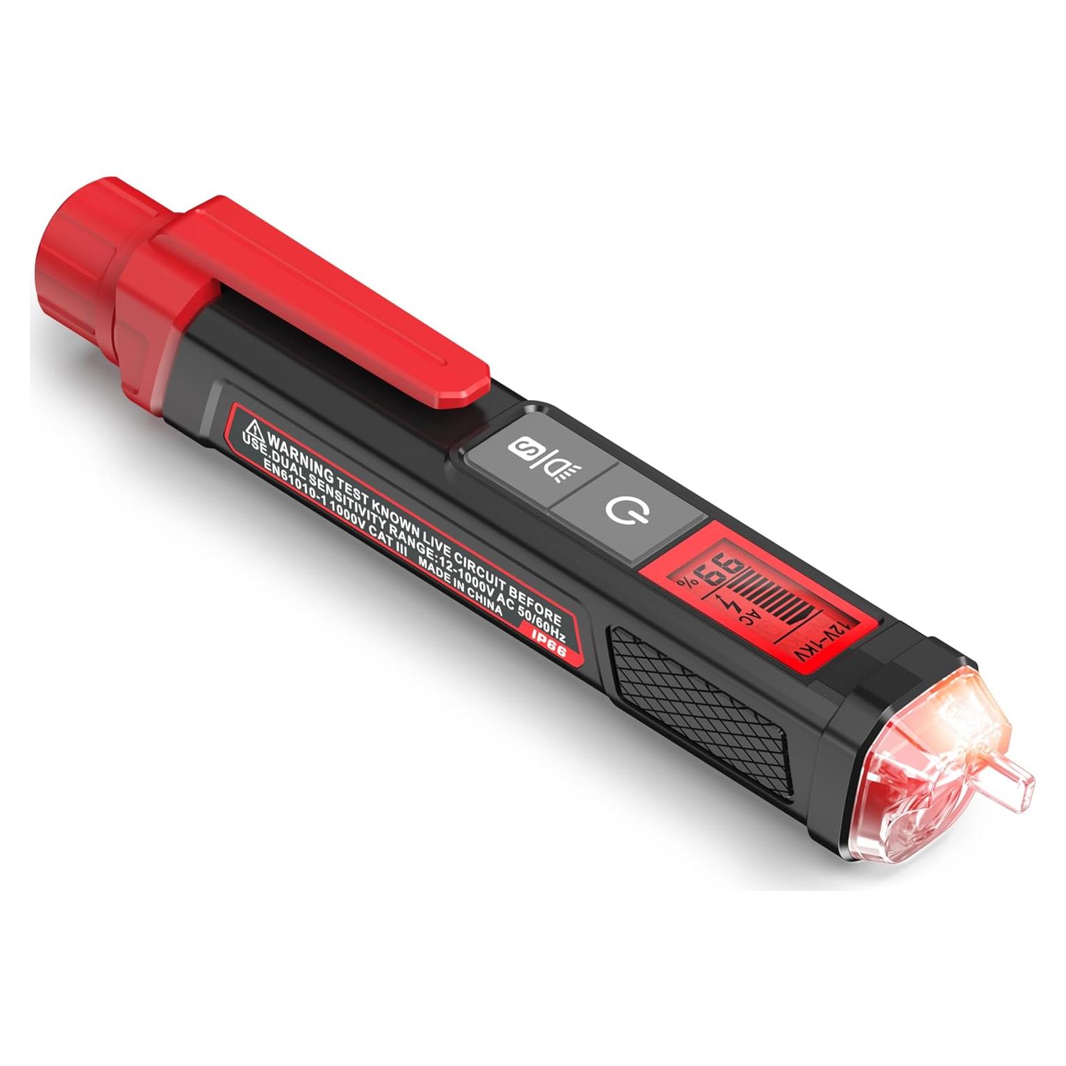 Probador de Voltaje KAIWEETS HT100s Sin Contacto 12-1000V