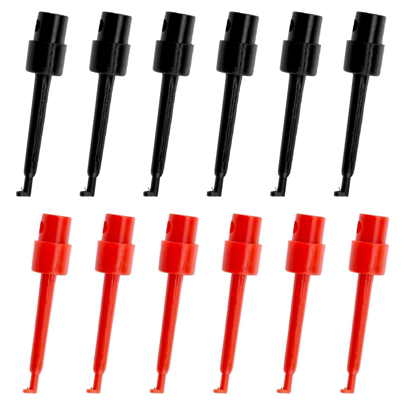 Kit 12 Clips de Prueba de Gancho Multímetro Mezfrguo