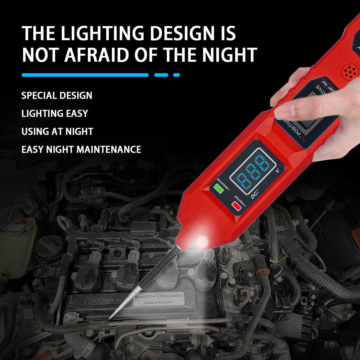 Probador de Circuito Automotriz Multifuncional LCD 3.5-36V