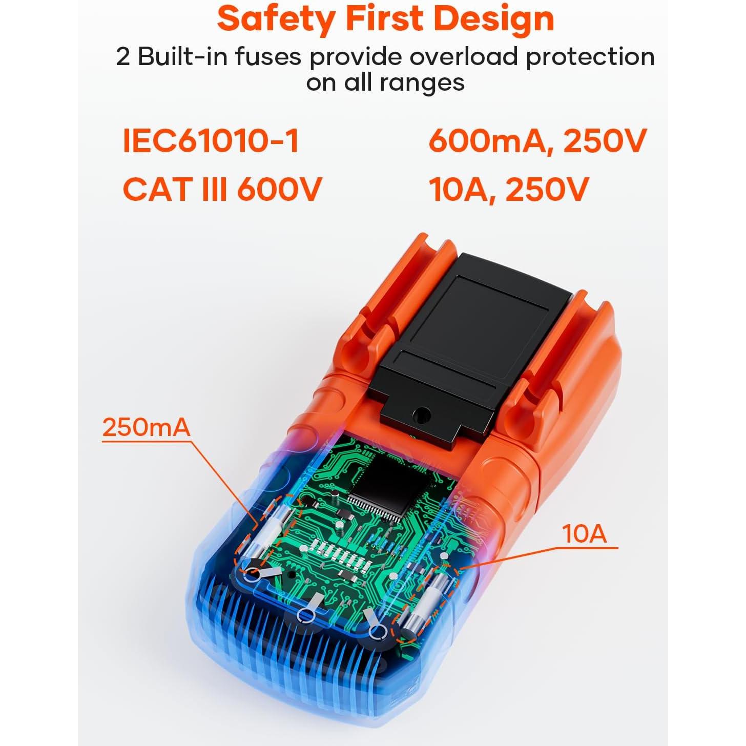 Multímetro Digital Crenova MS8233D 6000 Cuentas AC/DC