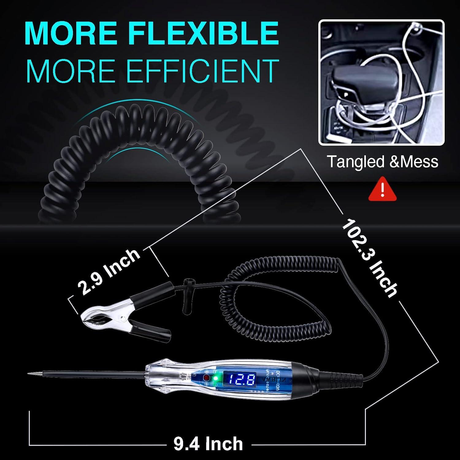 Probador de Circuito LED Digital AWBLIN 3-60V DC Voltímetro