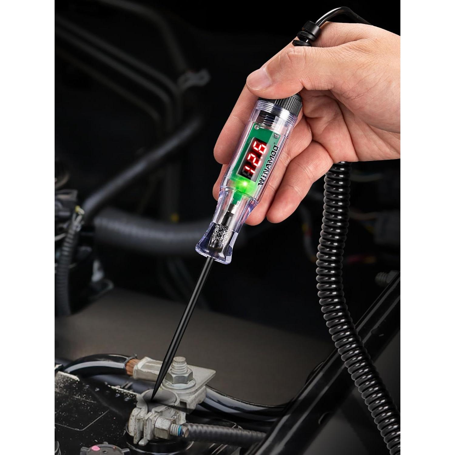 Probador de Circuito Automotriz WINAMOO 3-48V con Pantalla LED