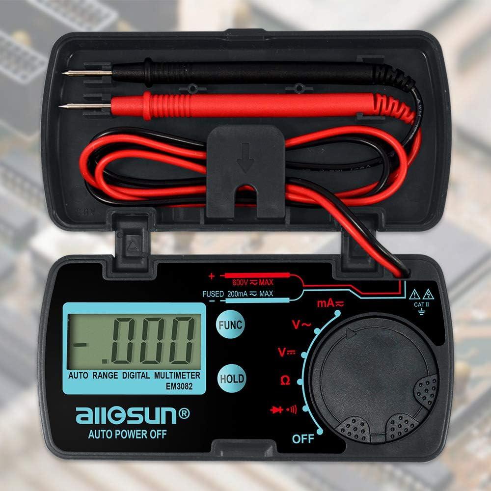 Multímetro Digital Compacto ALLOSUN EM3082 Auto Rango 0.15 kg