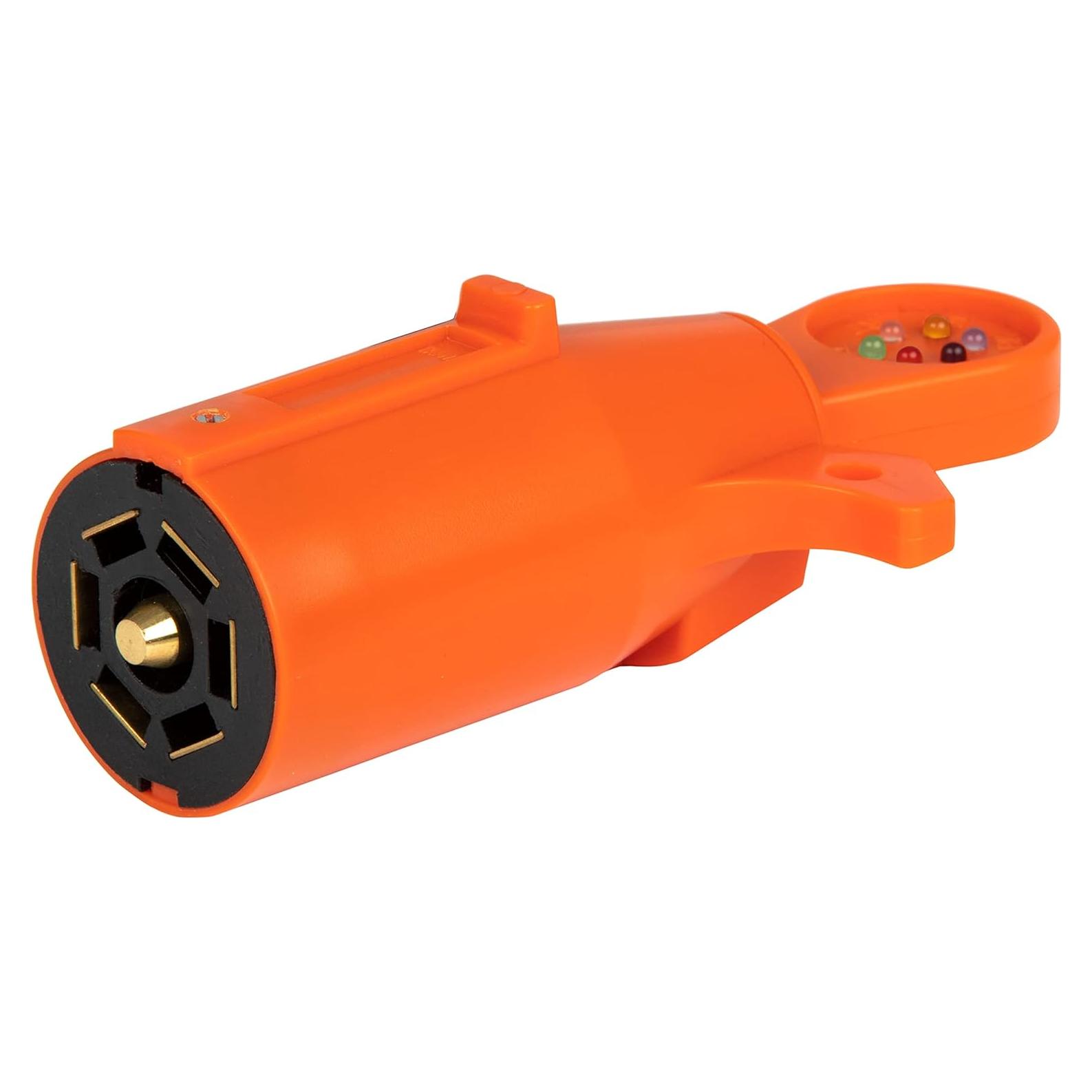Probador de Conector de Remolque CURT 7 Pines RV LED