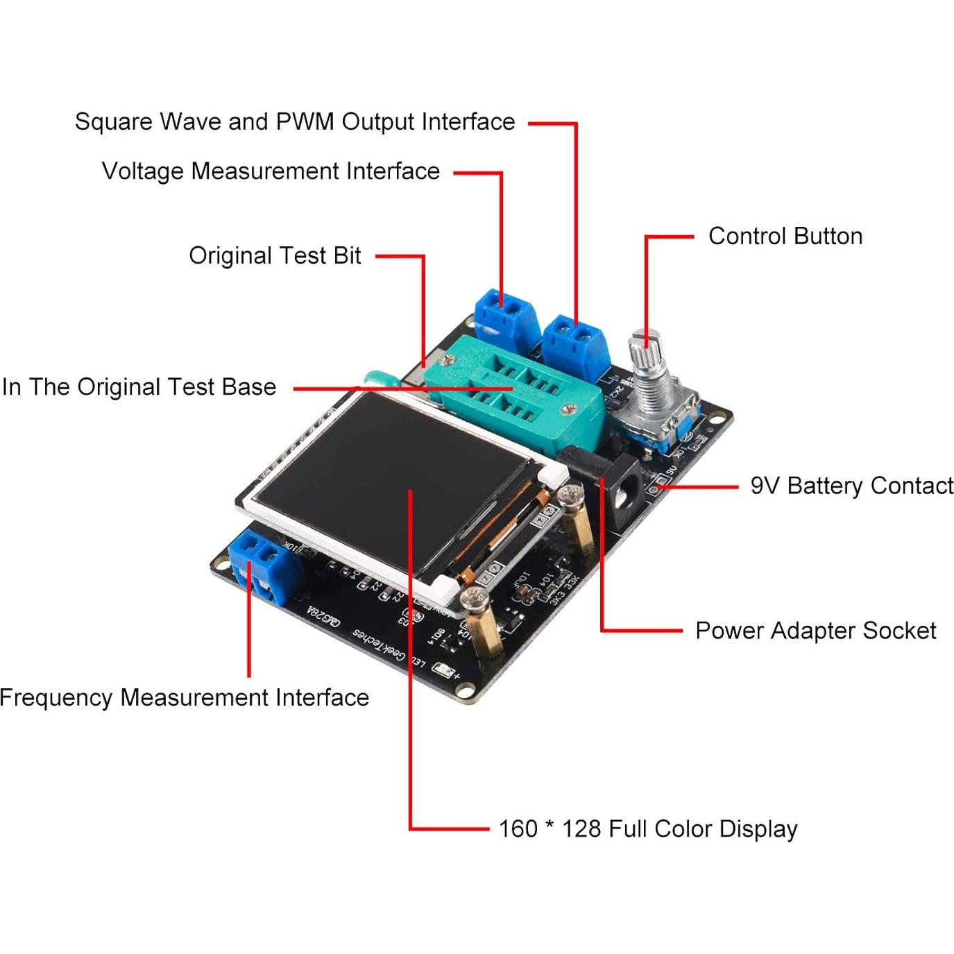 Probador de Transistores AITRIP GM328A Multifuncional
