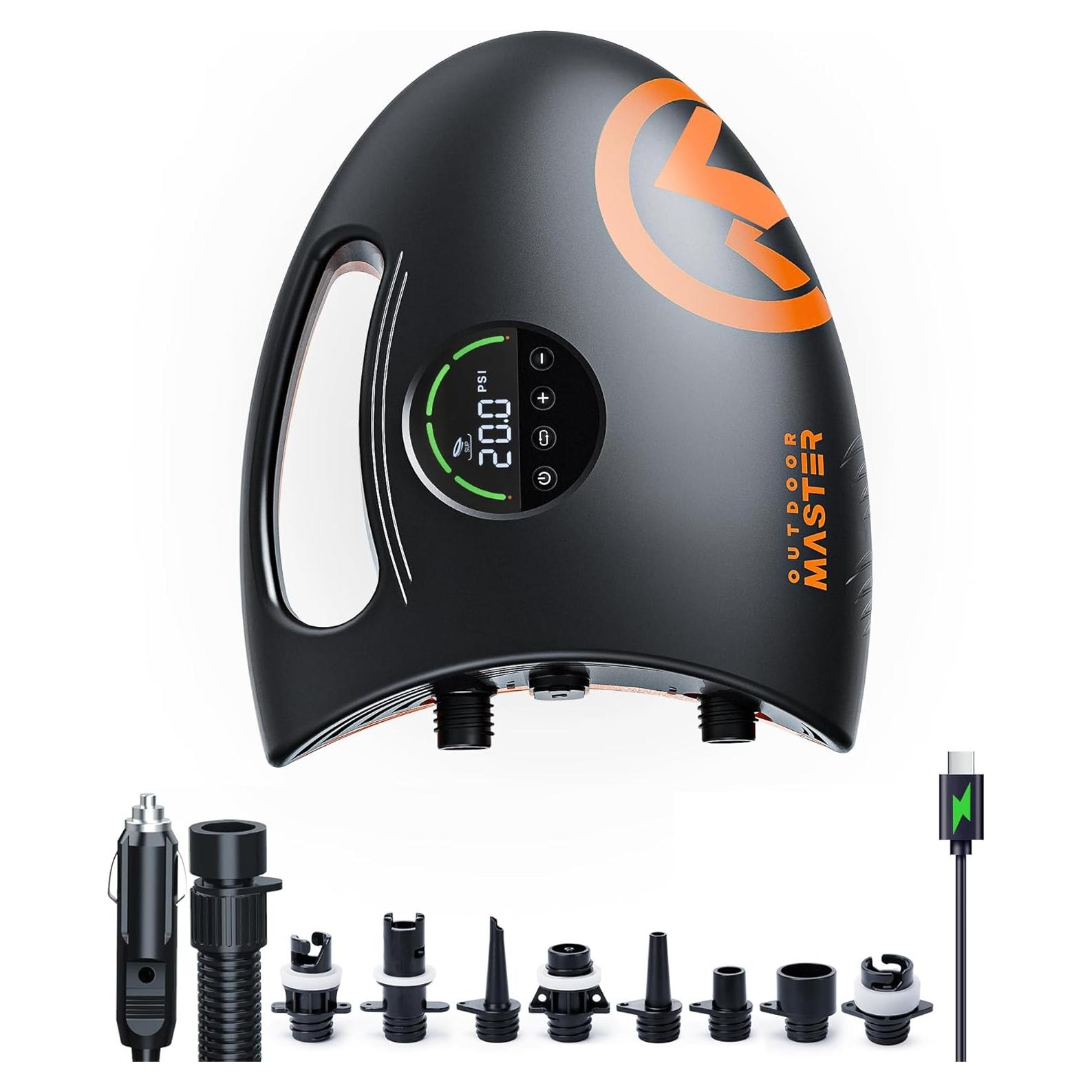 Bomba eléctrica OutdoorMaster Shark 2S 88.8Wh 20PSI 12V