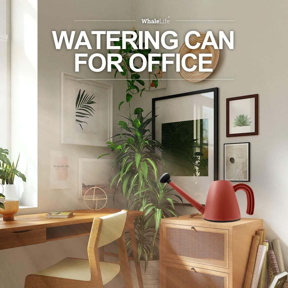 Regadera WhaleLife 2L Rojo Terracota para Bonsáis