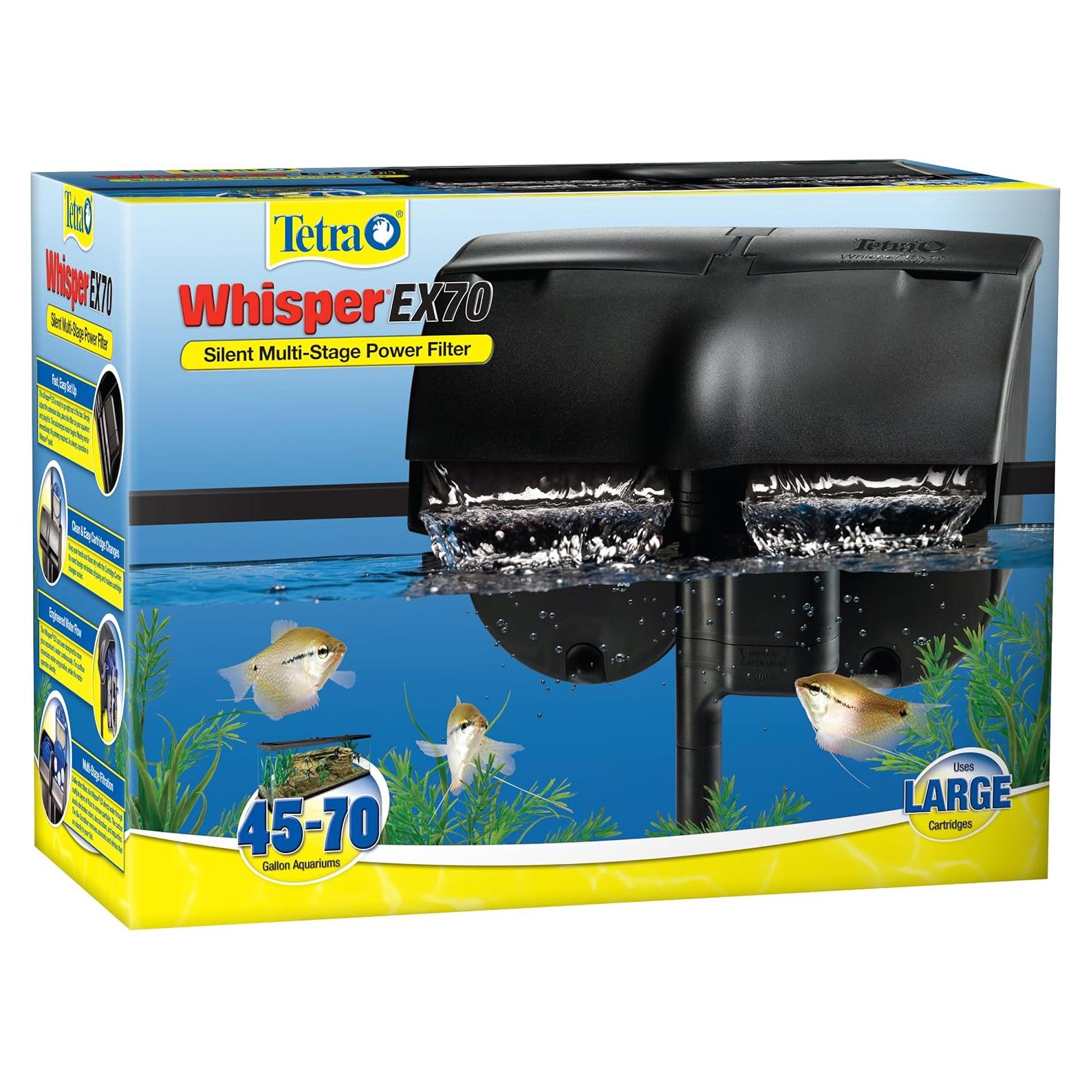 Filtro Tetra Whisper EX 70 para acuarios 170 a 265 L, silencioso