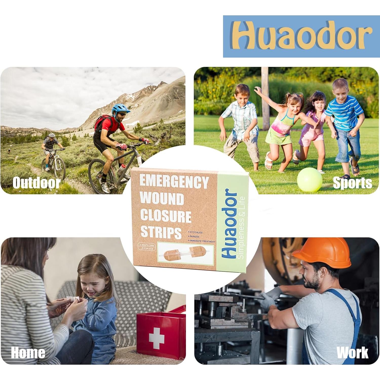 Kit de Cierre de Heridas Huaodor 3 Pcs - Sin Sutura