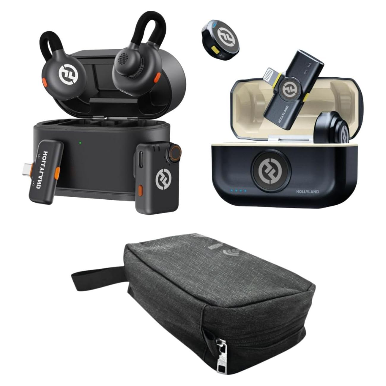Hollyland Lark M2 Duo Micrófono Inalámbrico + Estuche Maxell