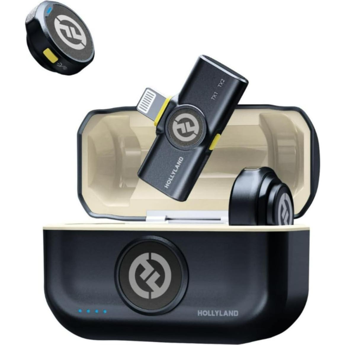 Hollyland Lark M2 Duo Micrófono Inalámbrico + Estuche Maxell