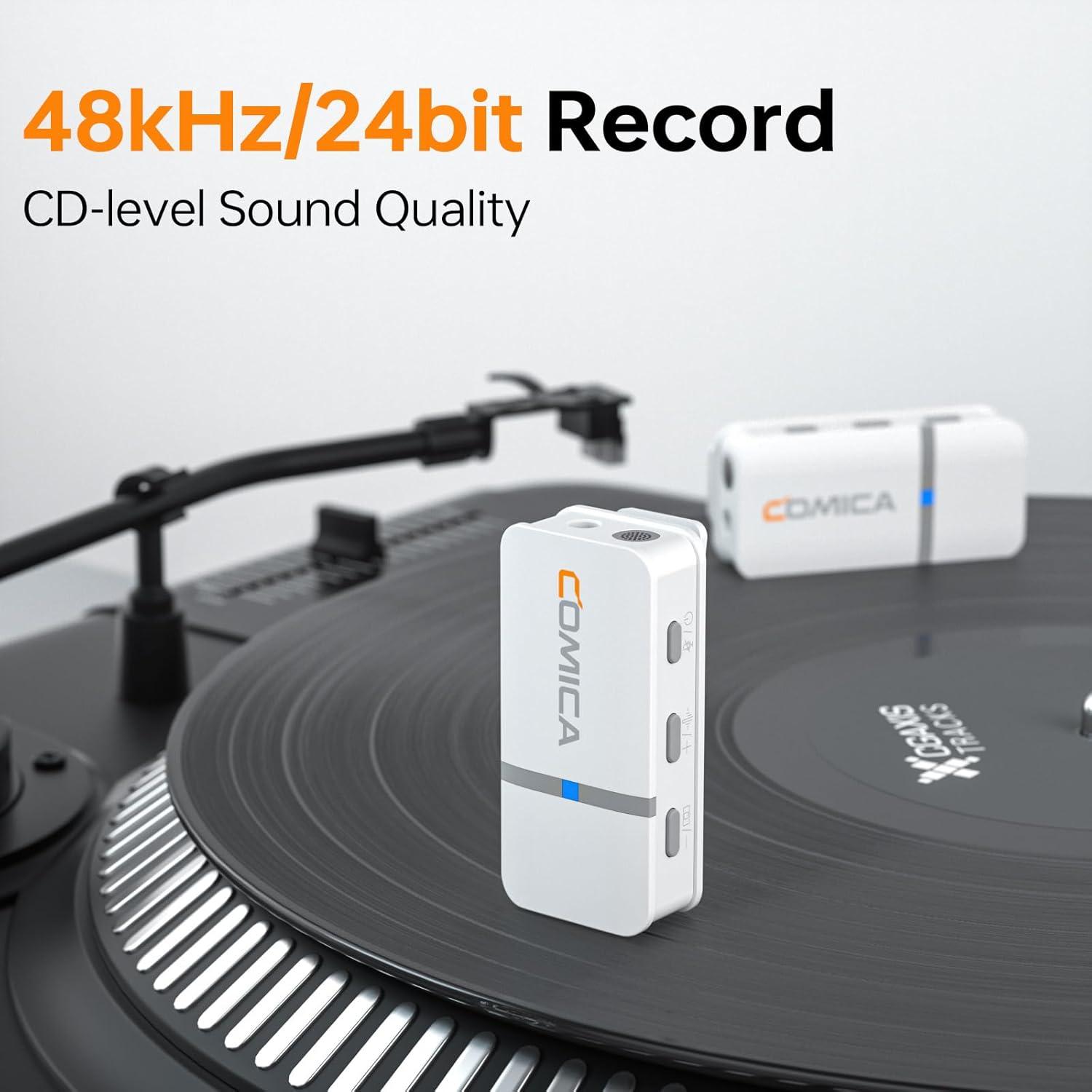 Micrófono Lavalier Inalámbrico Comica Vimo Q 4 Canales 200m