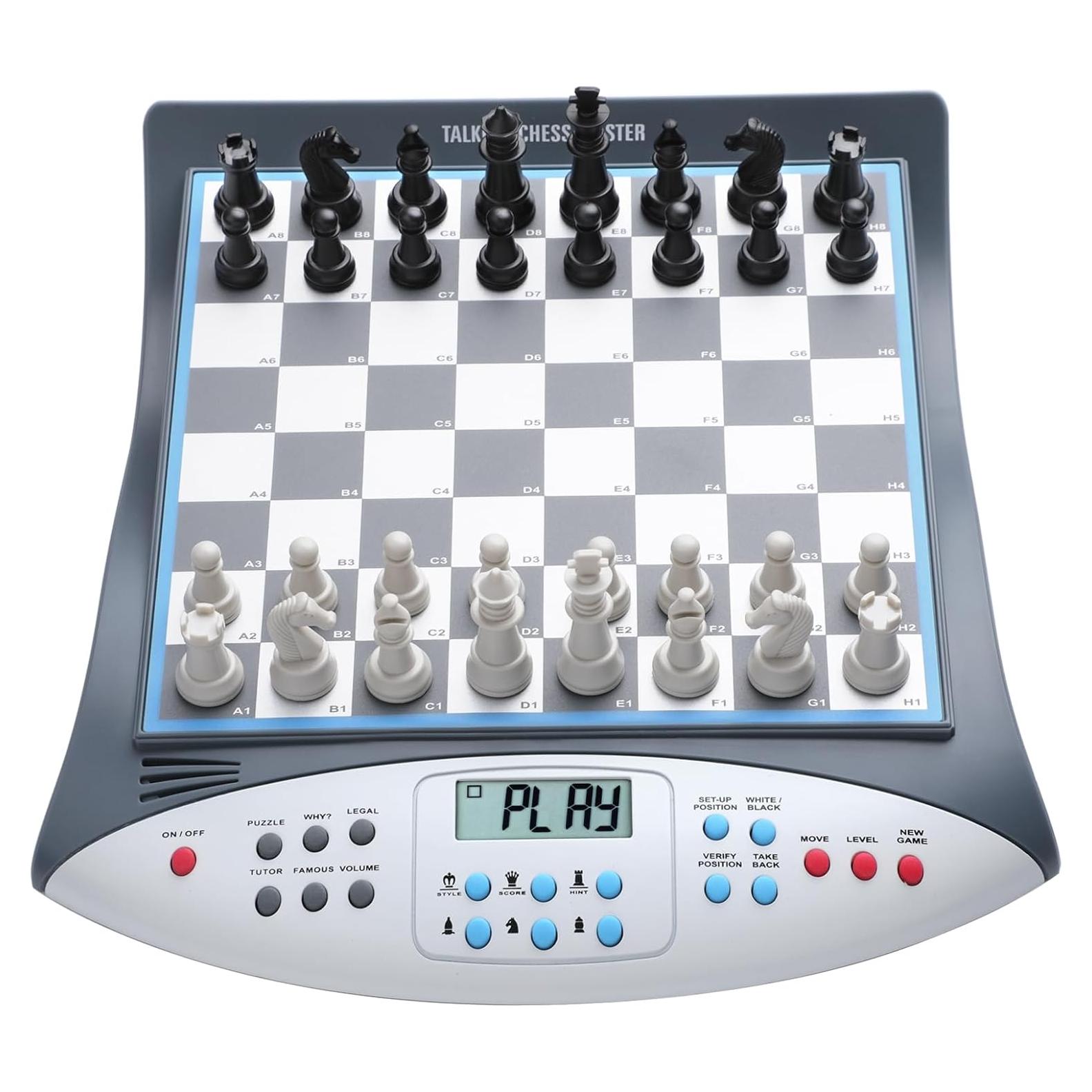 Juego de Ajedrez Electrónico Leveroam con Tutor de Voz AI