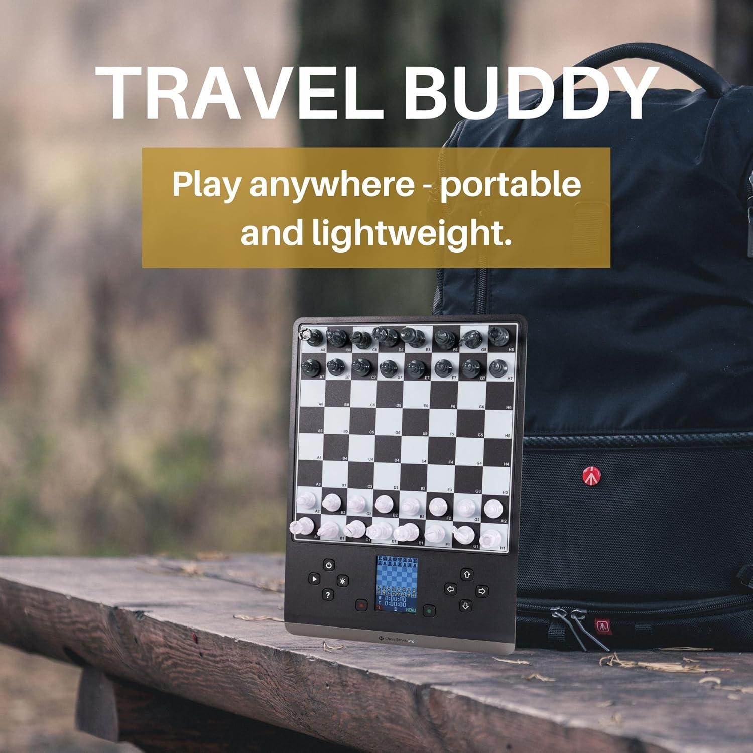 Juego de Ajedrez Electrónico Millennium ChessGenius - 1-2 Jugadores - Piezas Magnéticas