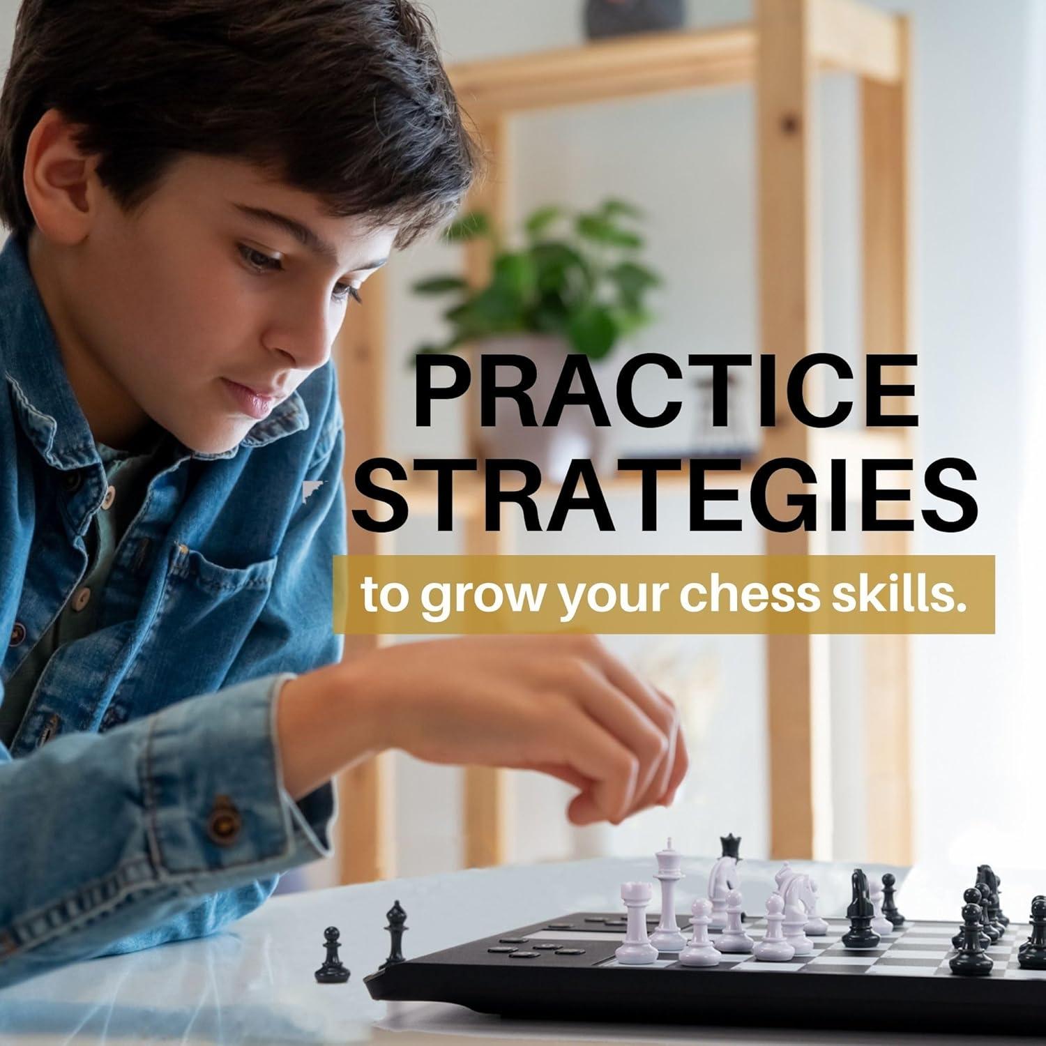 Juego de Ajedrez Electrónico Millennium ChessGenius - 1-2 Jugadores - Piezas Magnéticas