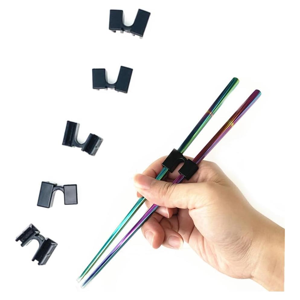 5 Ayudantes Reutilizables de Palillos Koolemon para Entrenamiento