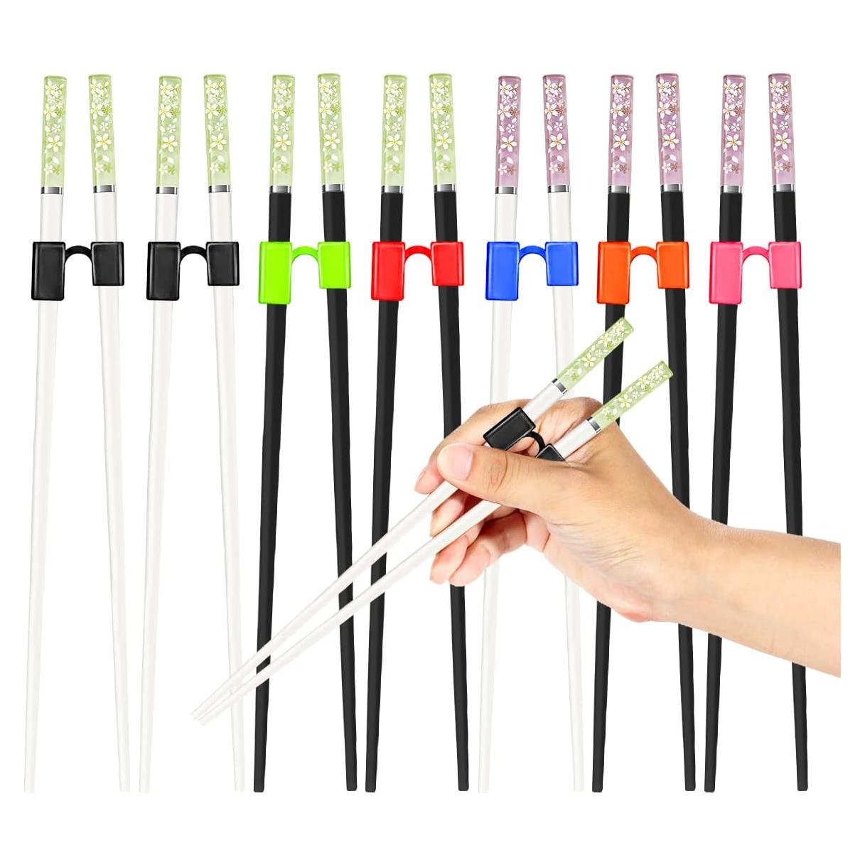 7 Pares de Palillos Reutilizables de Entrenamiento LYART