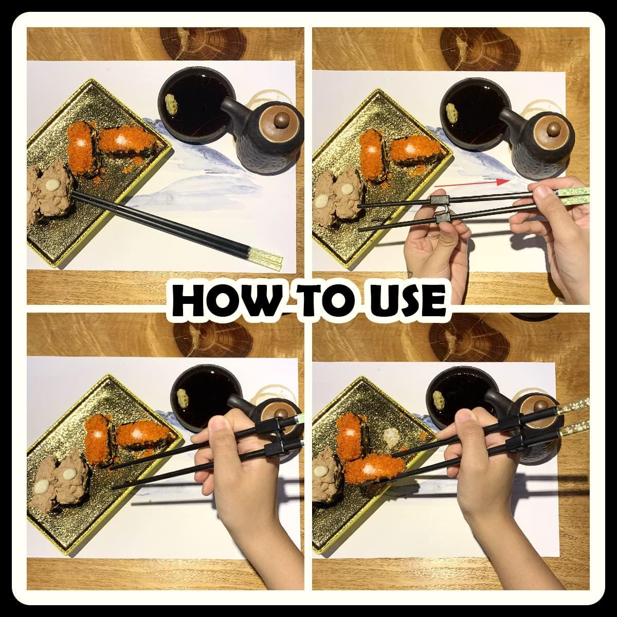 7 Pares de Palillos Reutilizables de Entrenamiento LYART