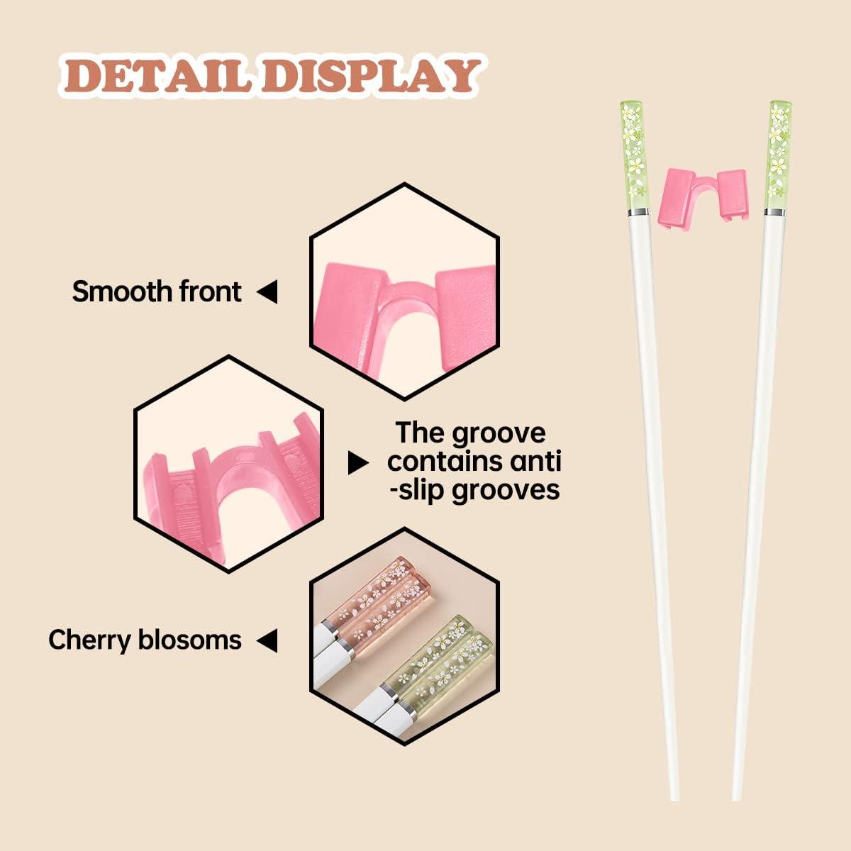 7 Pares de Palillos Reutilizables de Entrenamiento LYART