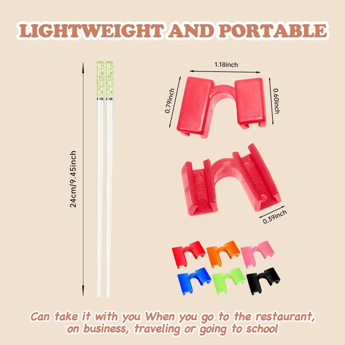 7 Pares de Palillos Reutilizables de Entrenamiento LYART