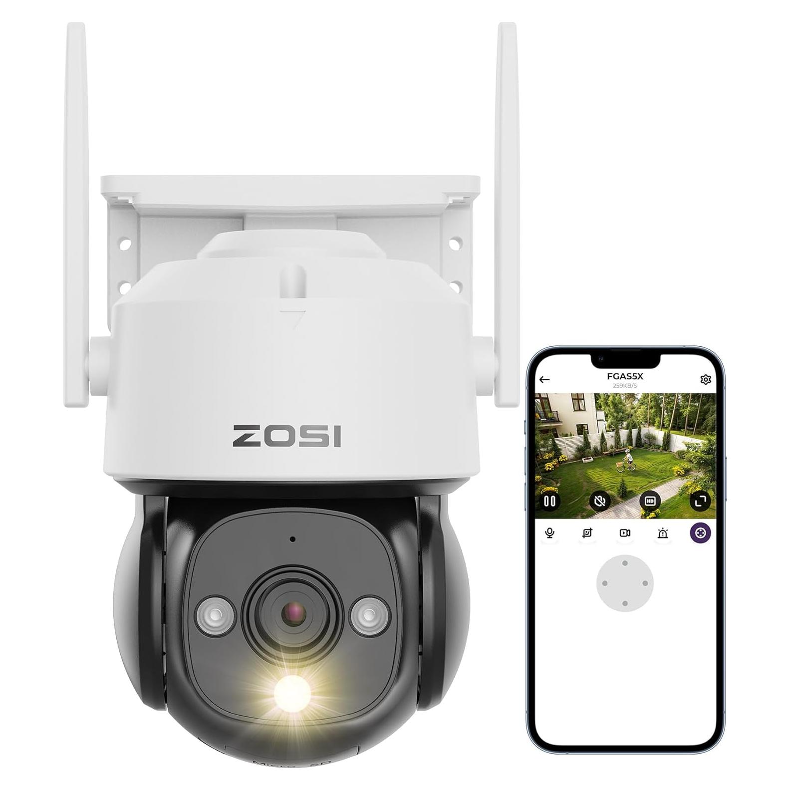 Cámara de Seguridad ZOSI C290 2MP WiFi IP 1080p con IA