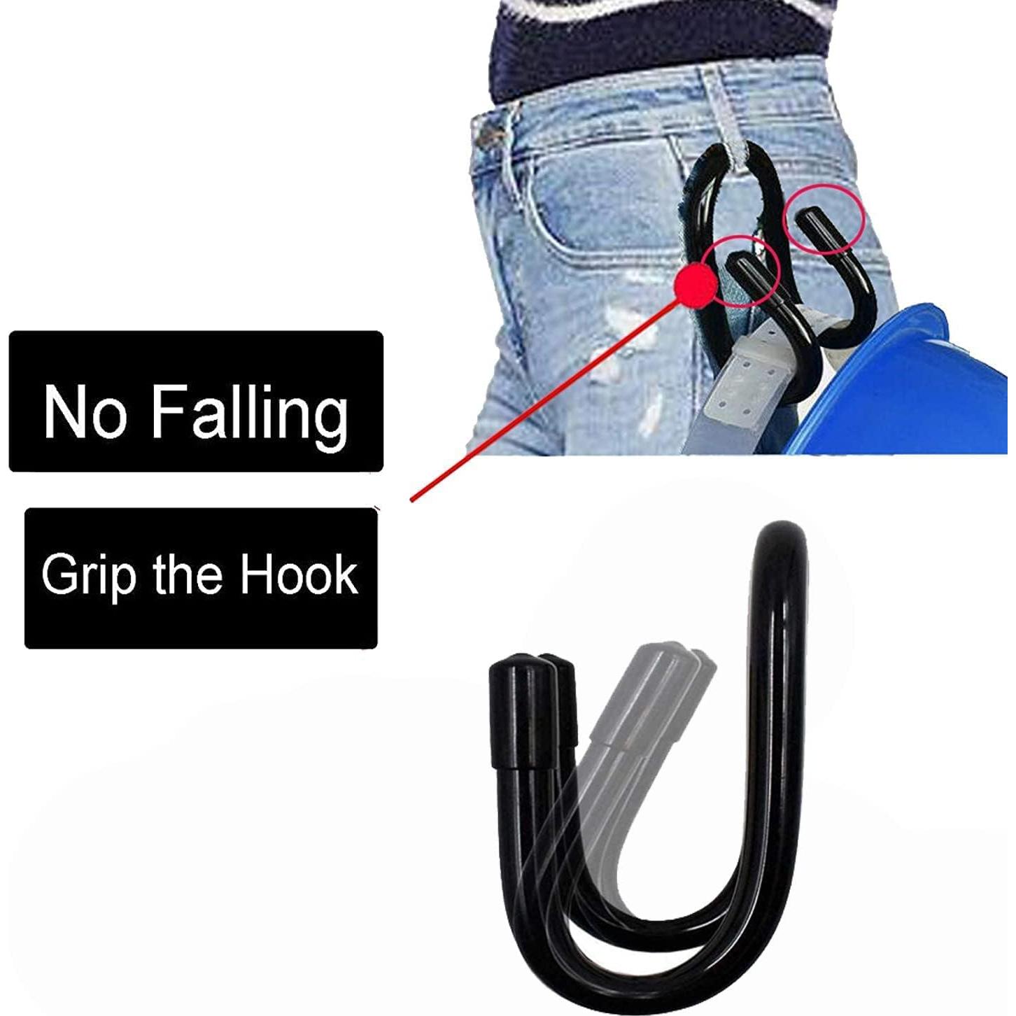 Soporte de Casco Duro Pmsanzay para Asiento - Negro