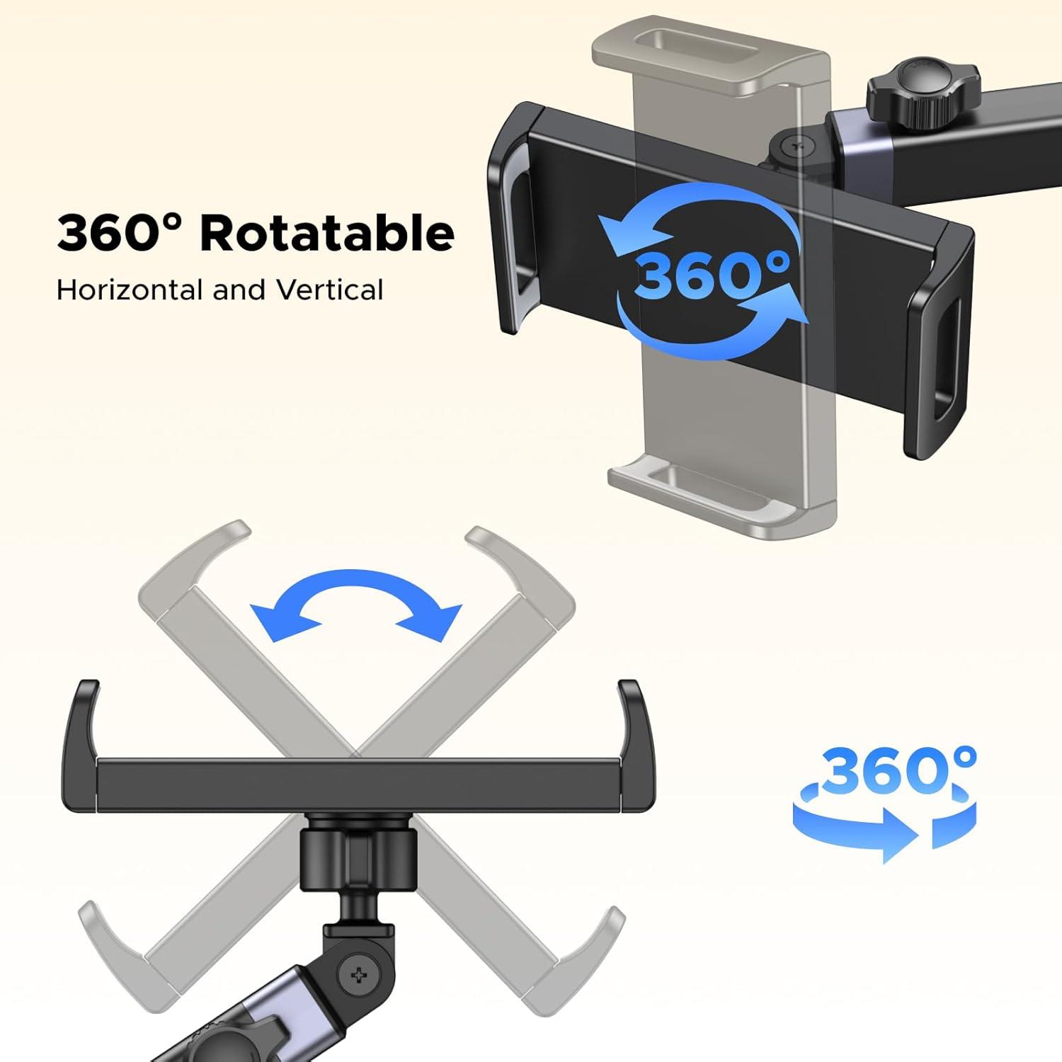 Soporte para Tableta UGREEN para Coche con Brazo Ajustable