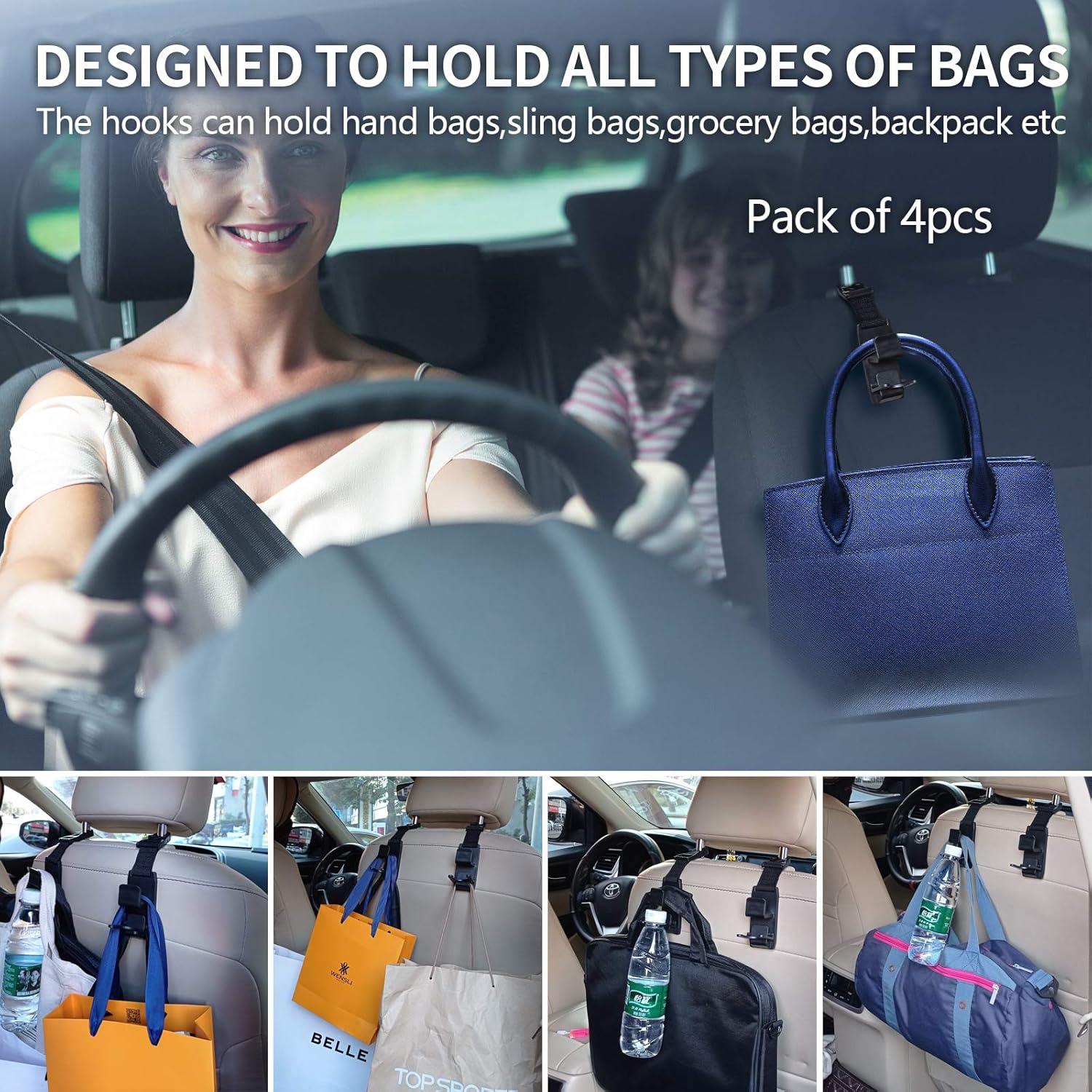 Gancho para Reposacabezas KOOPAO - Paquete de 4 Ganchos