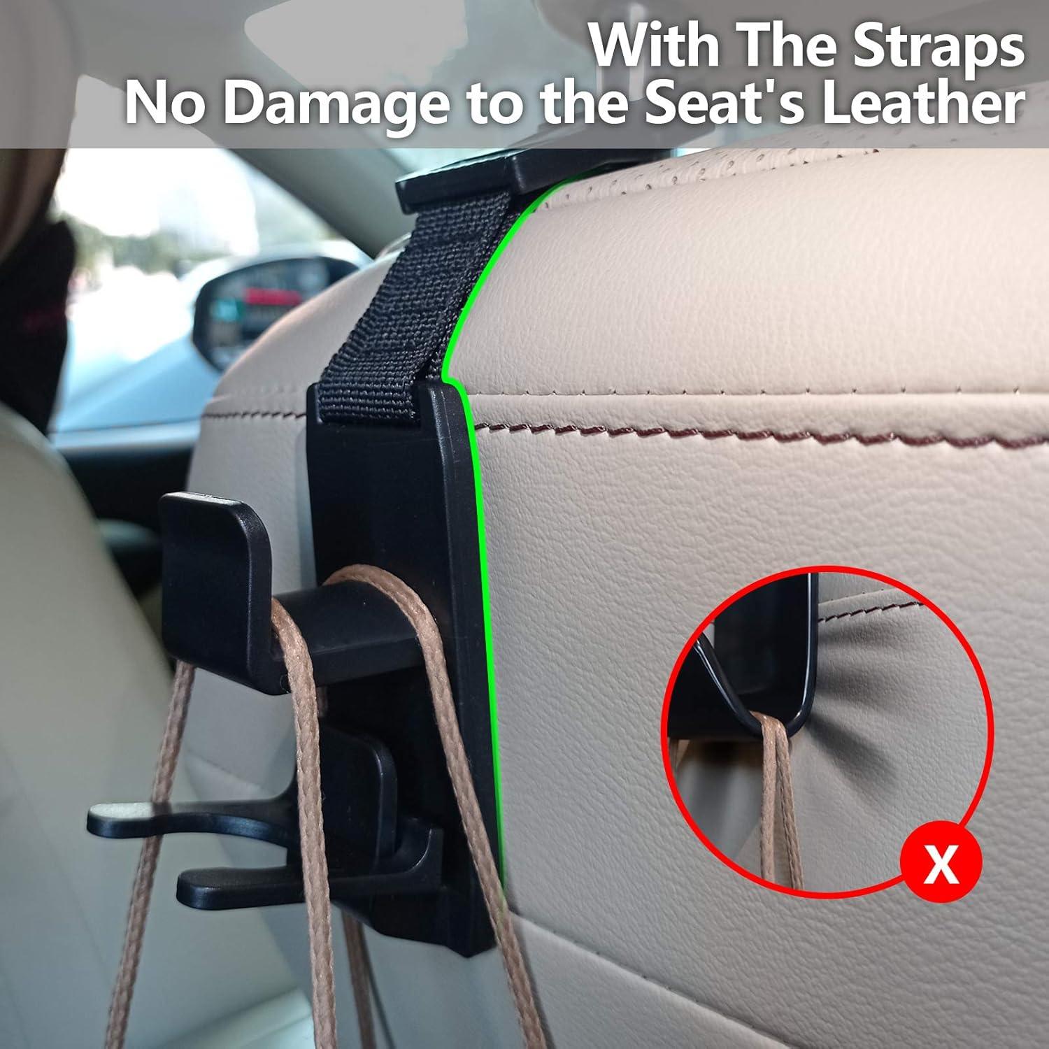 Gancho para Reposacabezas KOOPAO - Paquete de 4 Ganchos