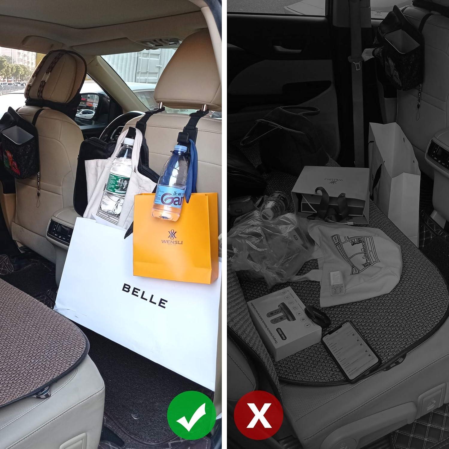 Gancho para Reposacabezas KOOPAO - Paquete de 4 Ganchos