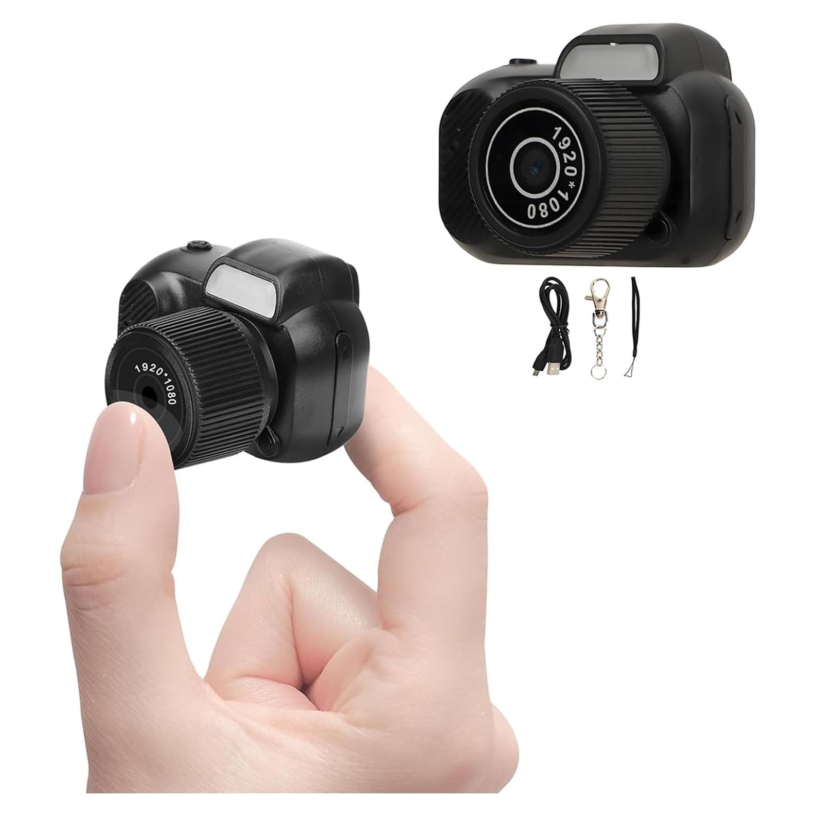 Digital Camera, 1080P Compact Selfie Camera with Keychain, 0.96 Inch HD Screen, Christmas Birthday Gifts for Girls, Boys and Wowen, 100 Mins Automatic Loop Recording