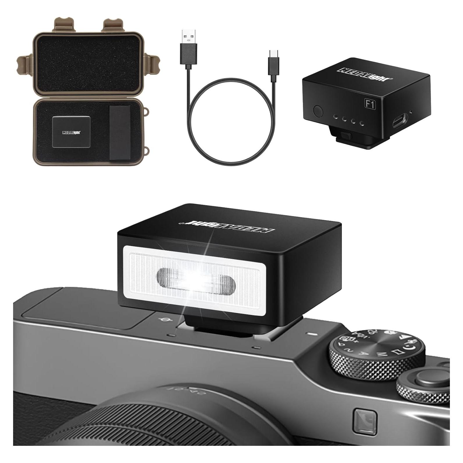 Flash Mini F1 MEDALIGHT para Cámaras Ricoh/Nikon/Canon