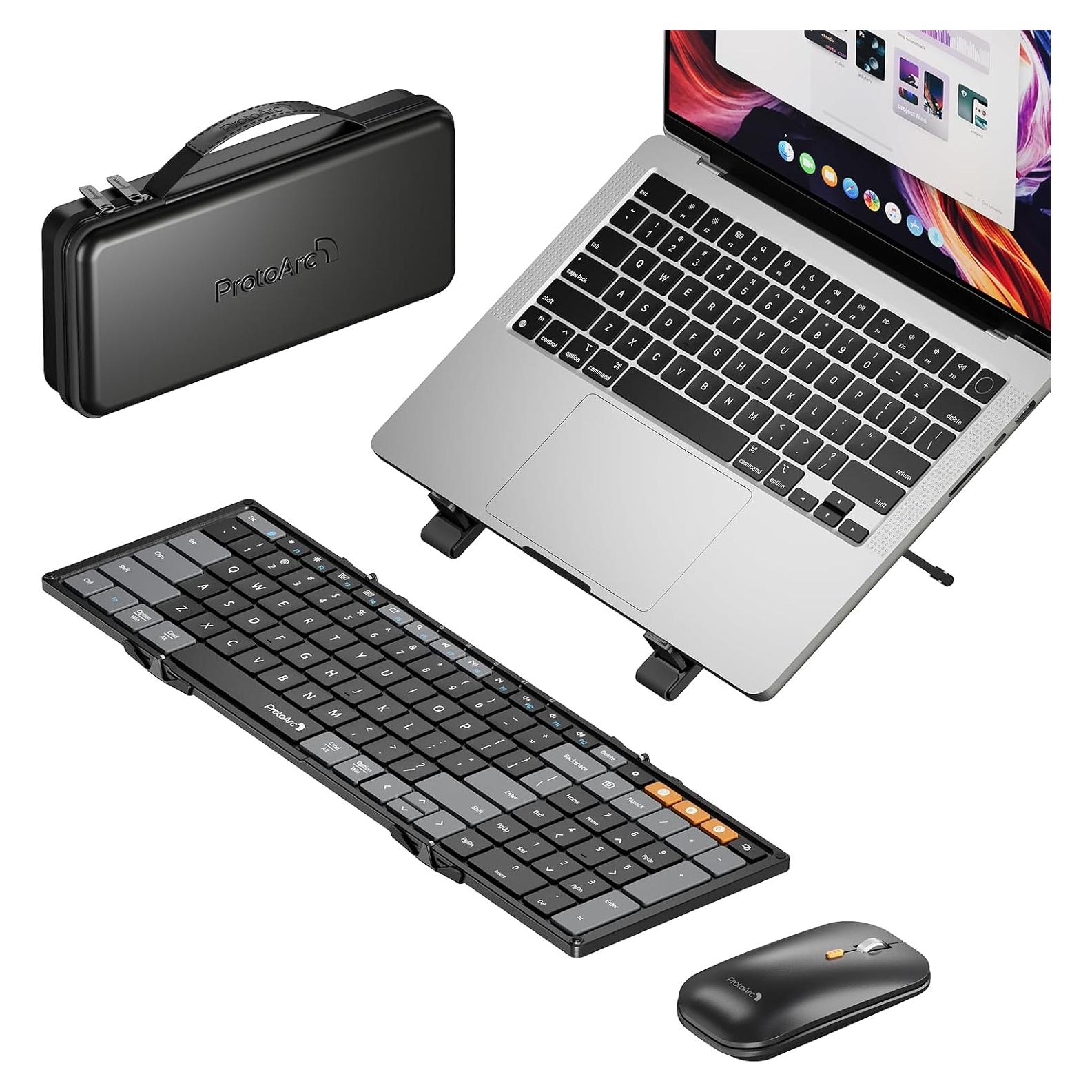 Combo Teclado y Ratón Plegable ProtoArc XKM01 Bluetooth