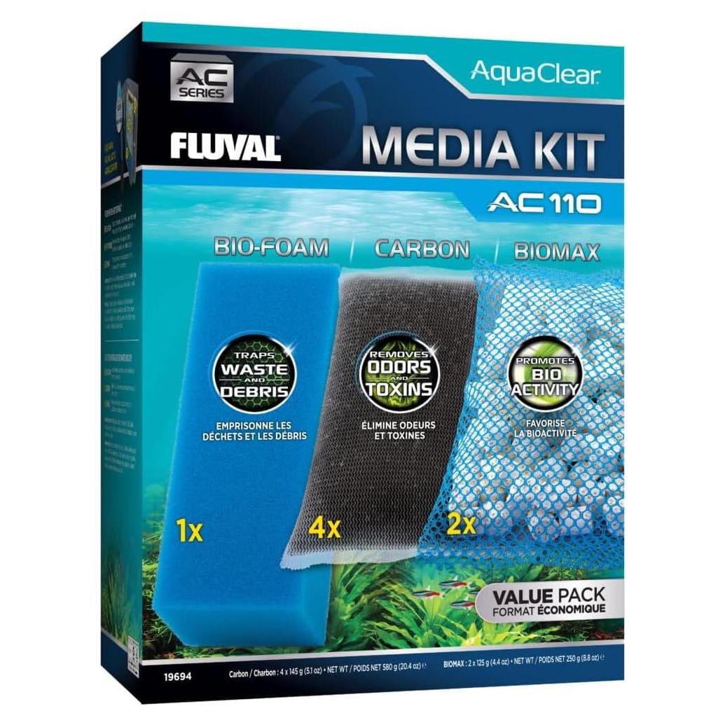 Kit de Mantenimiento Fluval AC110 para Acuarios 30.5x18.5cm