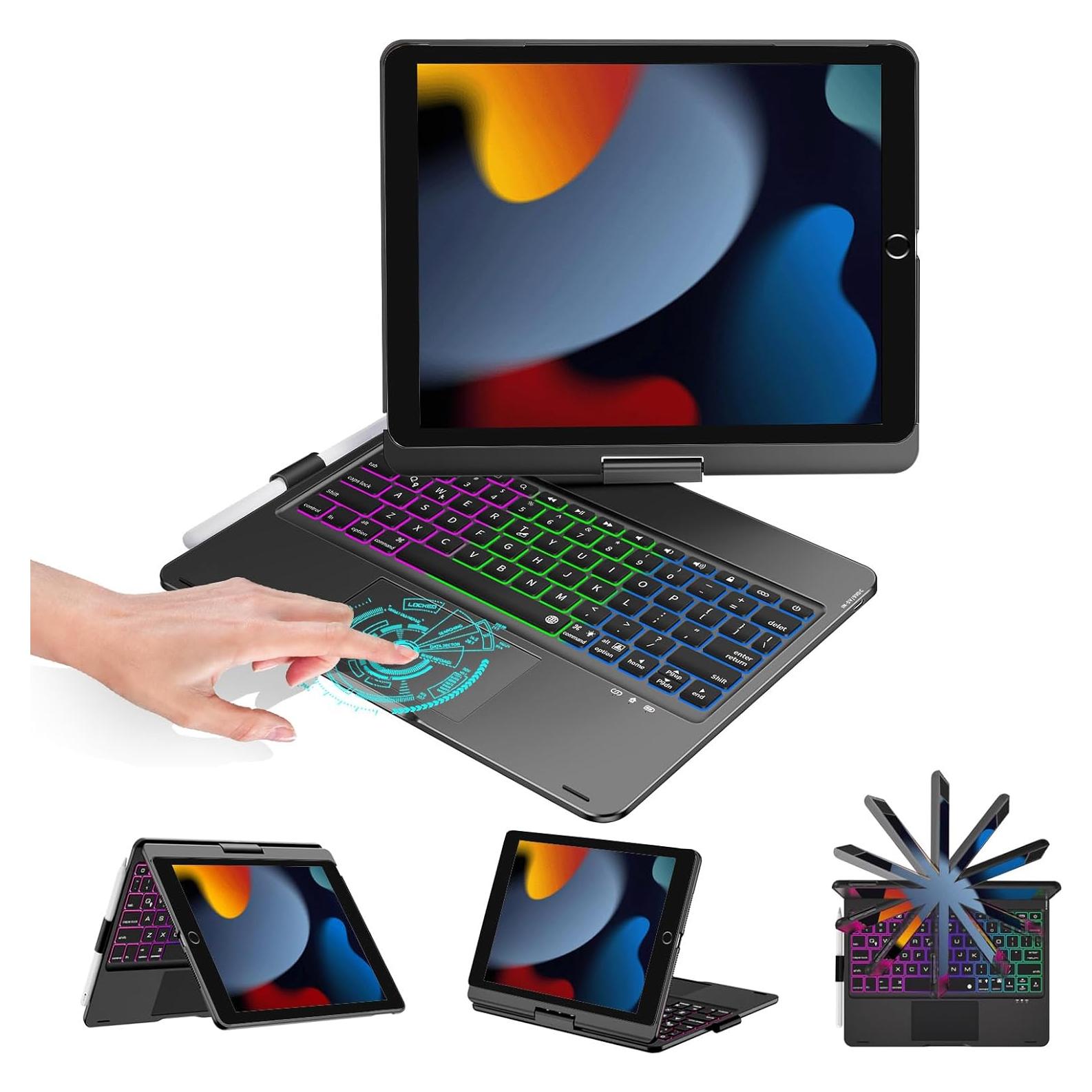 Funda Teclado BABG iPad 9ª Gen 10.2" Retroiluminada