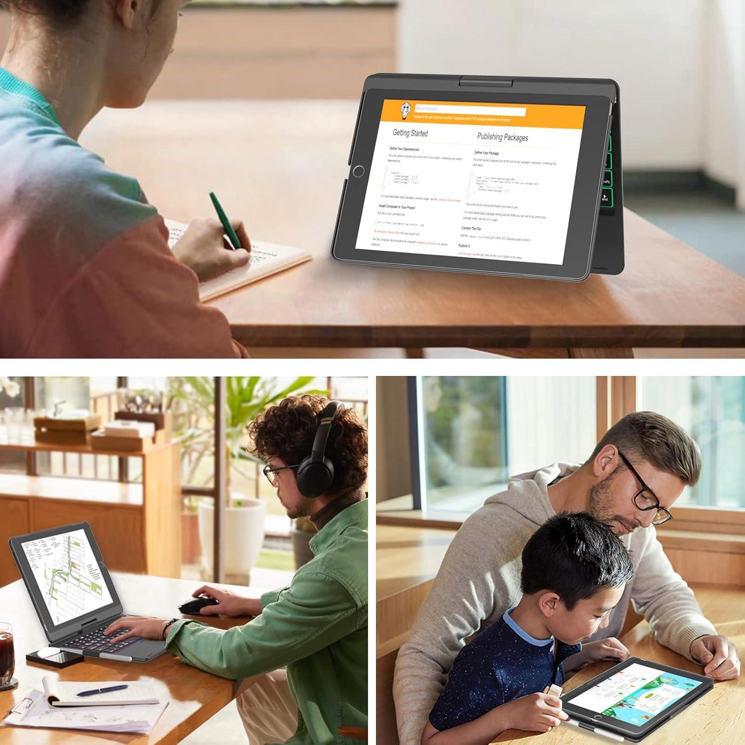 Funda Teclado BABG iPad 9ª Gen 10.2" Retroiluminada