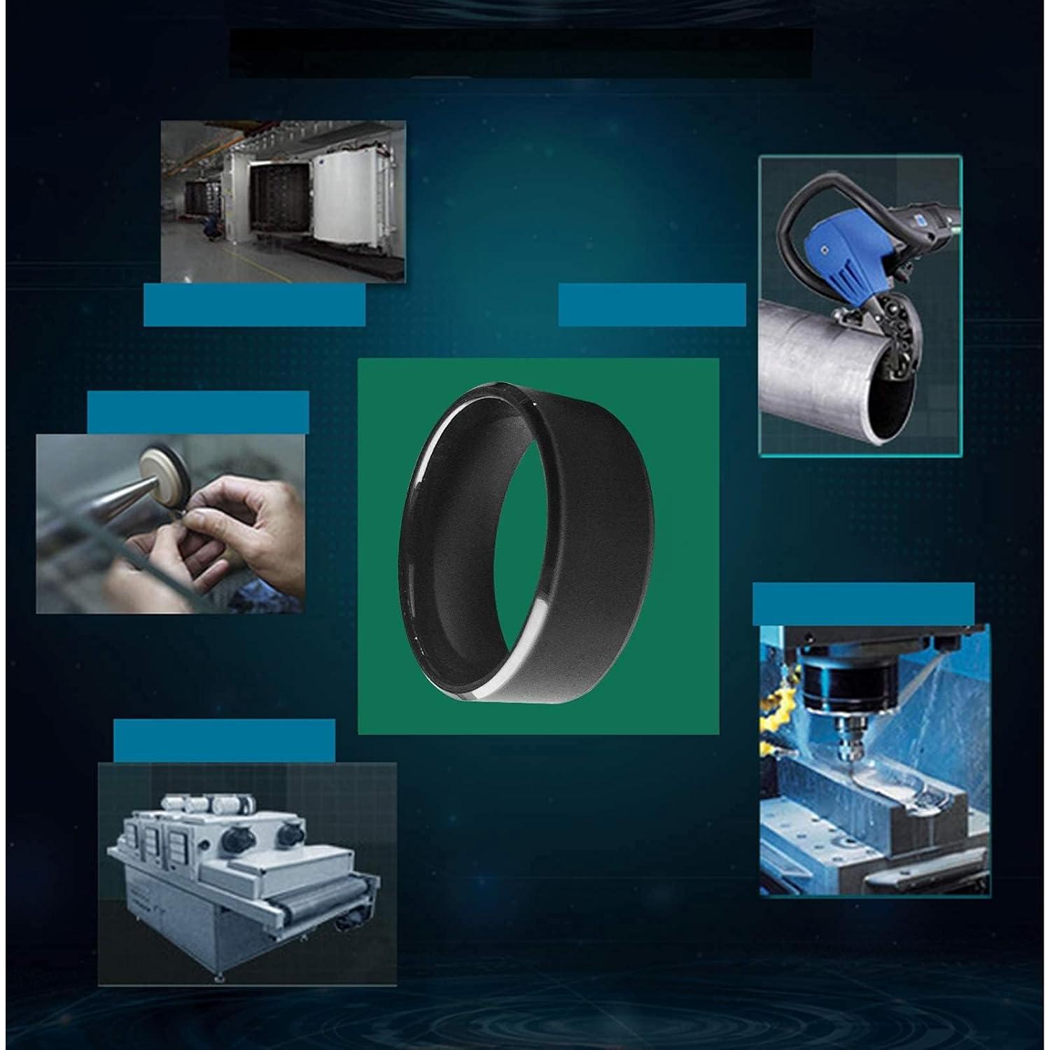 Anillo NFC HECERE Cerámico Impermeable 8mm para Android