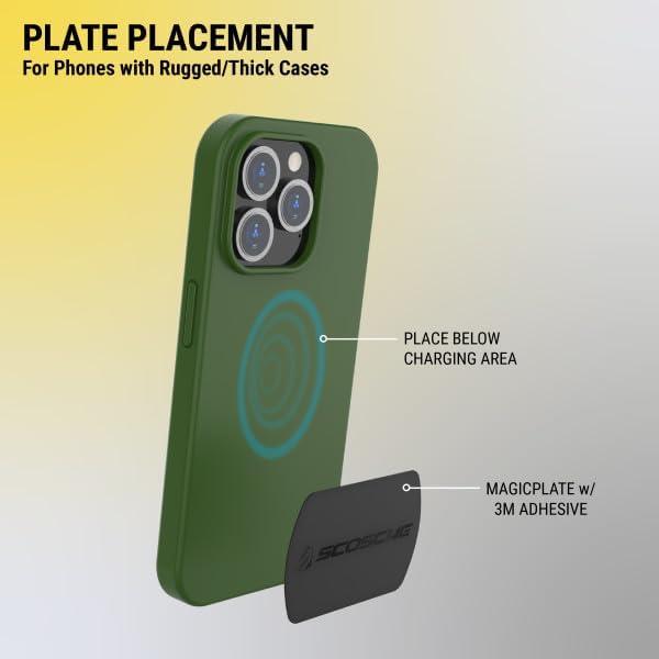 Kit de Placas Metálicas Scosche MAGRKI para Soporte Móvil