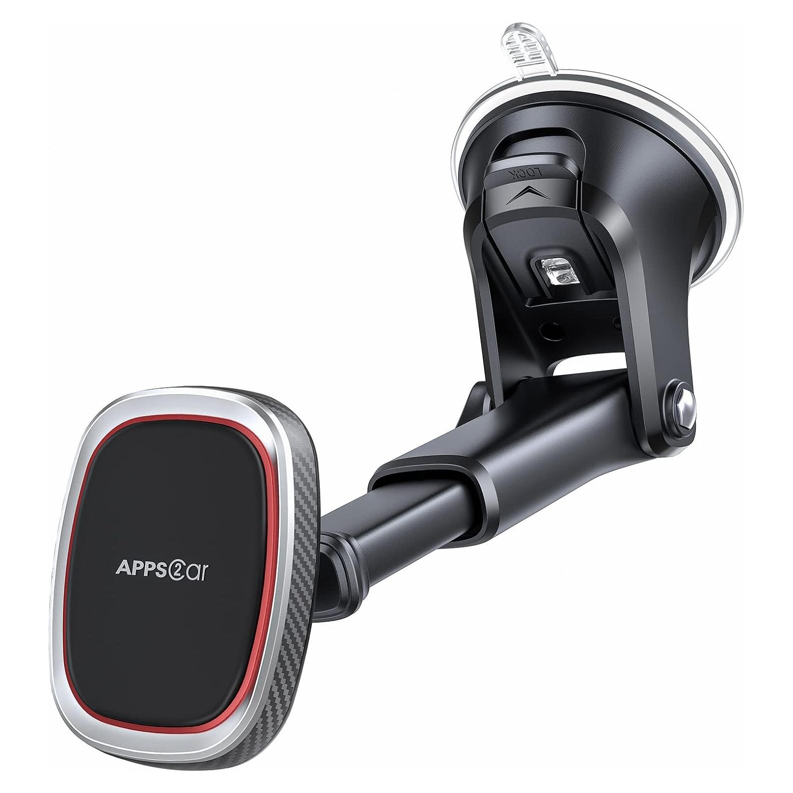 Soporte Magnético para Teléfono APPS2Car, Ajustable, 6 Imánes