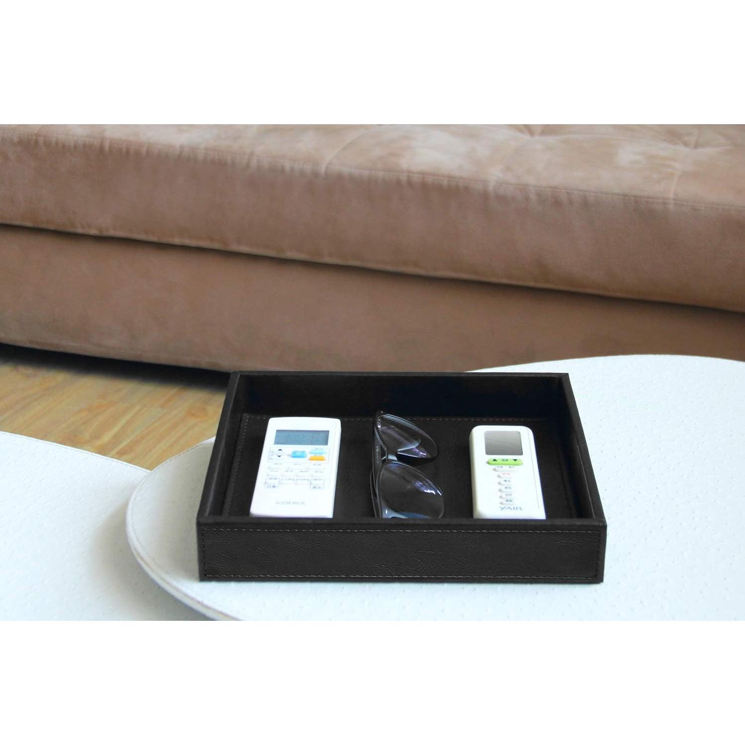 Bandeja de Joyería HofferRuffer Cuero PU Negro 25,9x21,3 cm