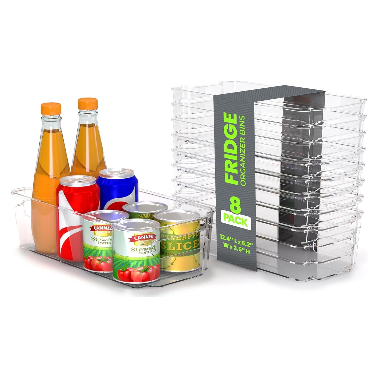 Contenedores Organizadores Utopia Home 8 Piezas 31.5x15.7x8.9cm