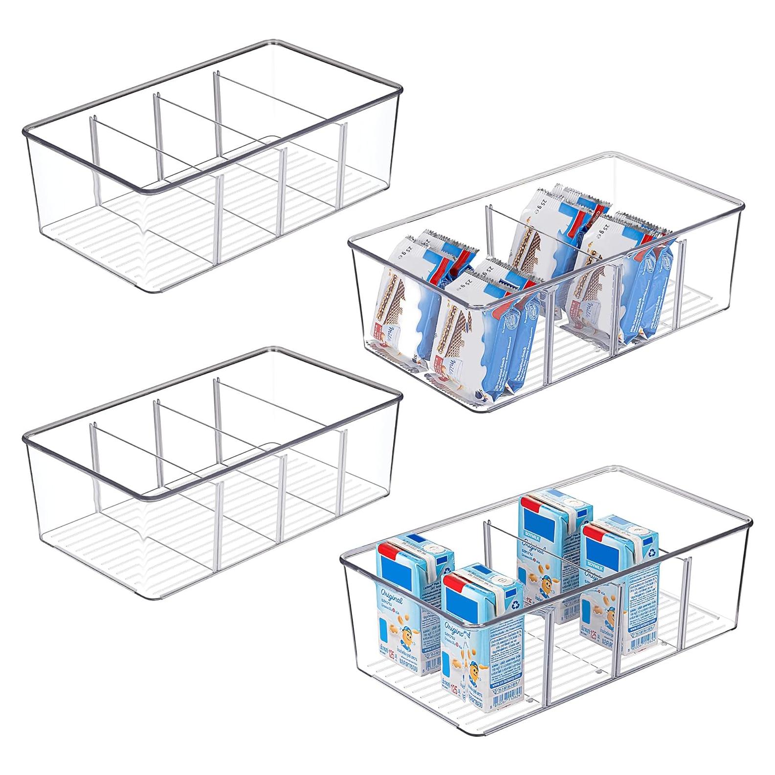 Organizadores de Alimentos Vtopmart 4 Piezas Transparentes