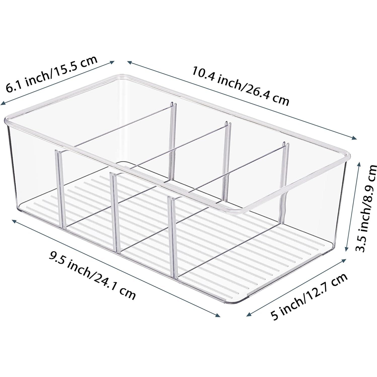 Organizadores de Alimentos Vtopmart 4 Piezas Transparentes