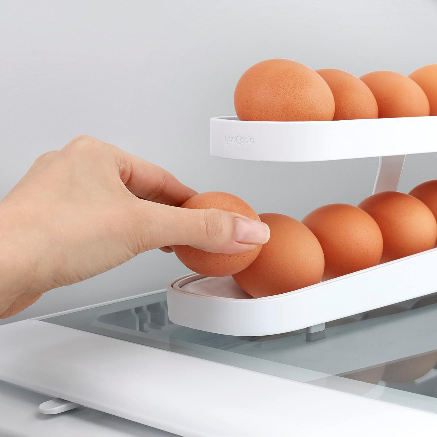 Dispensador de Huevos YouCopia RollDown, Organizador Antideslizante
