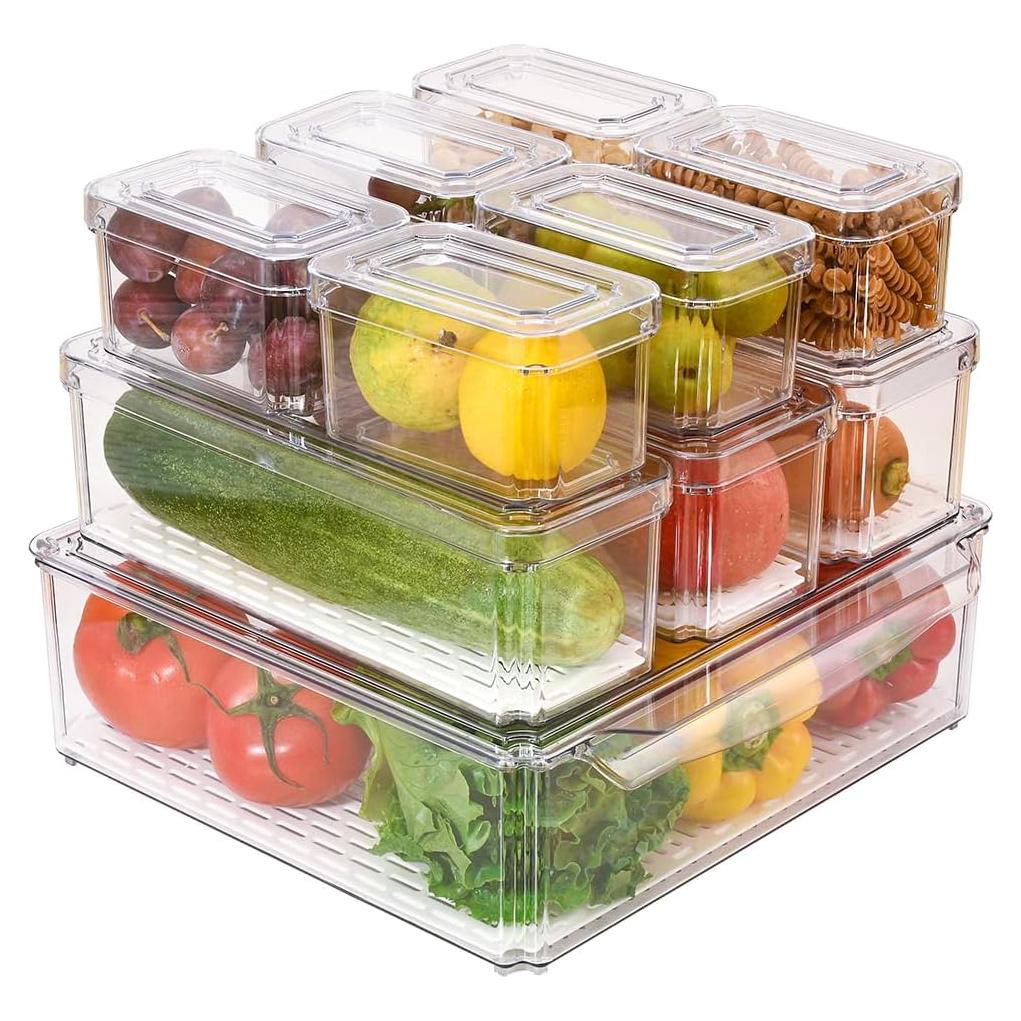 Contenedores Organizadores Apilables Cozihom 10 Piezas