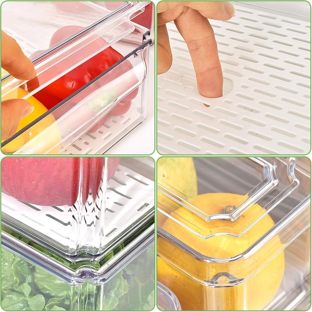 Contenedores Organizadores Apilables Cozihom 10 Piezas