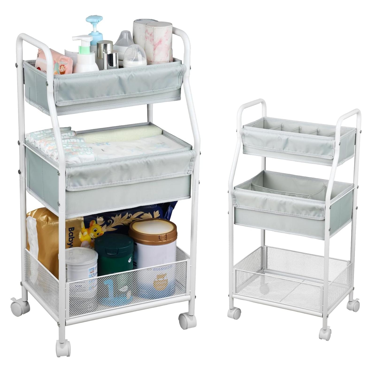 Carro Rodante Moteph 3 Niveles Almacenamiento 3.77 kg