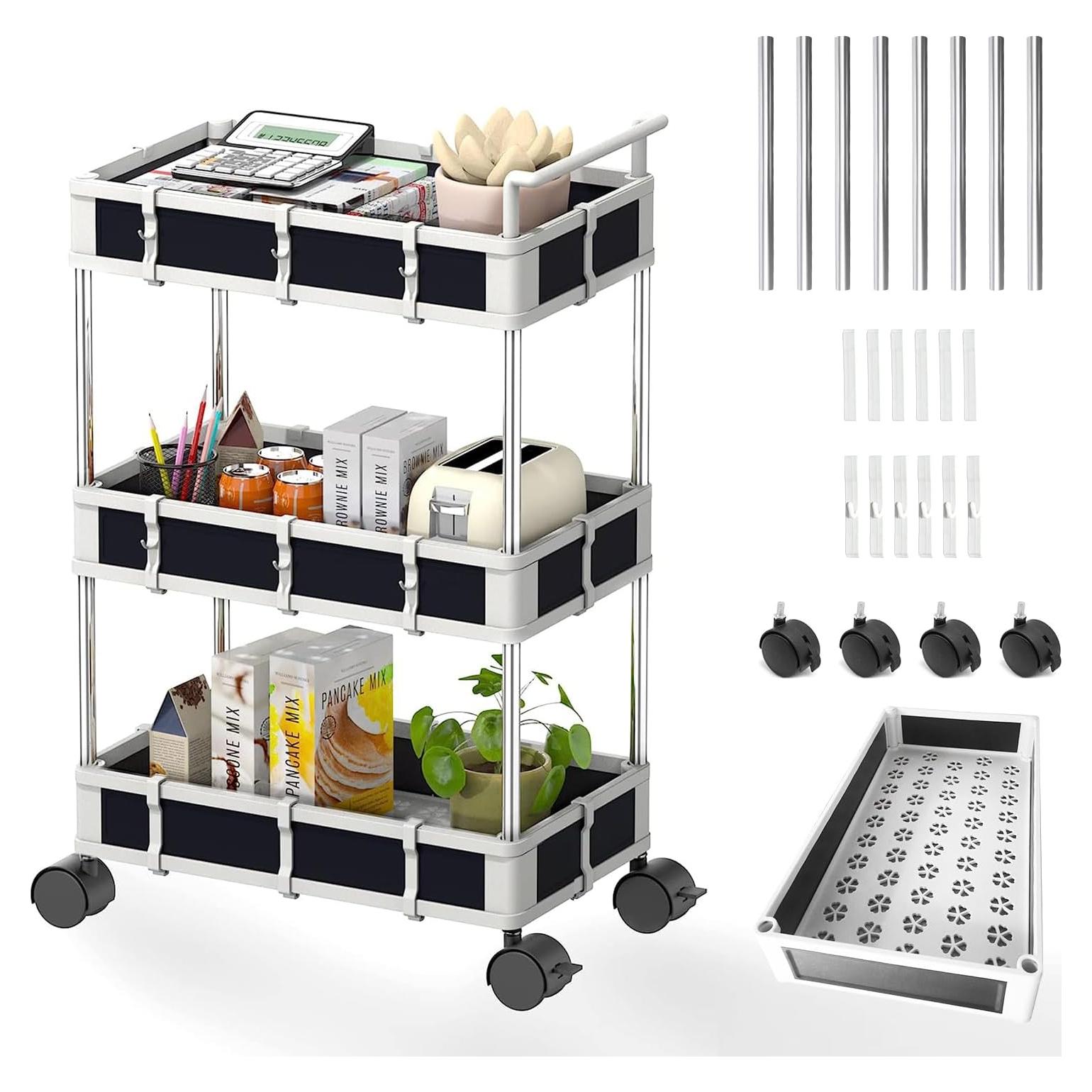 Organizador Bajo Fregadero NUNET 3 Niveles con Ruedas 4.01 kg